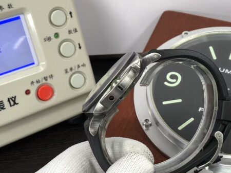 Panerai PAM 1412 Luminor Marina Navy Seals 44mm Super Clone P.9010 Movement Grey Dial Rubber Band - Image 7