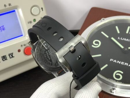 Panerai PAM 1412 Luminor Marina Navy Seals 44mm Super Clone P.9010 Movement Grey Dial Rubber Band - Image 9