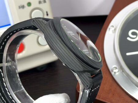 Panerai PAM 1118 Luminor Marina 44mm Black Carbon Case Black Dial Super Clone P.9010 Movement - Image 6