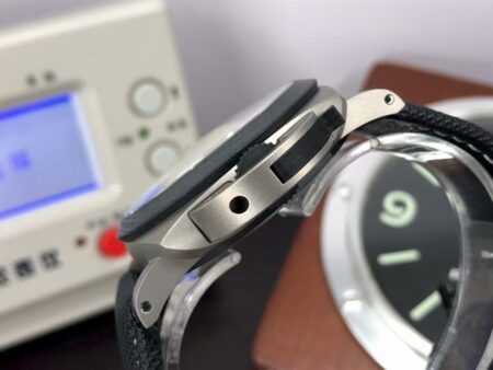 Panerai PAM 1662 Luminor Marina 44mm Titanium Case Carbon Bezel Super Clone P.9010 - Image 7