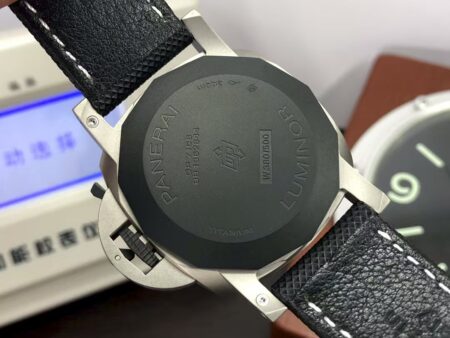Panerai PAM 1662 Luminor Marina 44mm Titanium Case Carbon Bezel Super Clone P.9010 - Image 8
