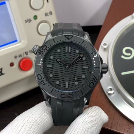 Omega Seamster 300m Diver 210.92.44.20.01.003 Full Ceramic Case Black Dial Clone 8806 Movement