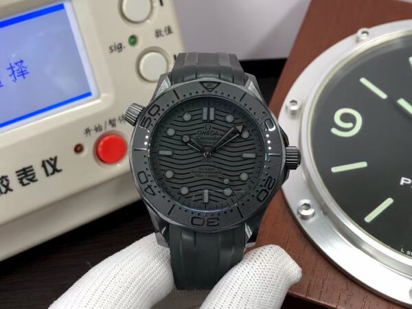 Omega Seamster 300m Diver 210.92.44.20.01.003 Full Ceramic Case Black Dial Clone 8806 Movement