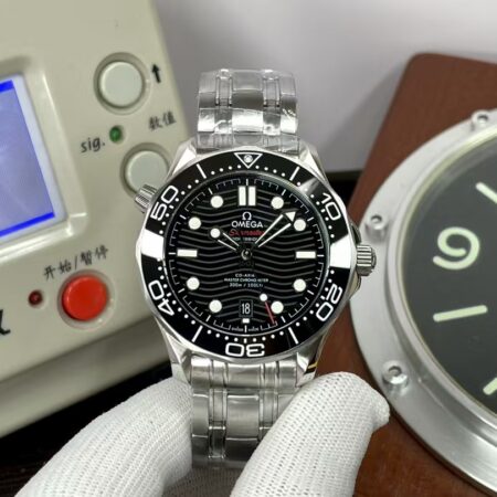 Omega Seamaster Diver 300m Super Clone 8800 Movement Black Ceramic Bezel Black Dial