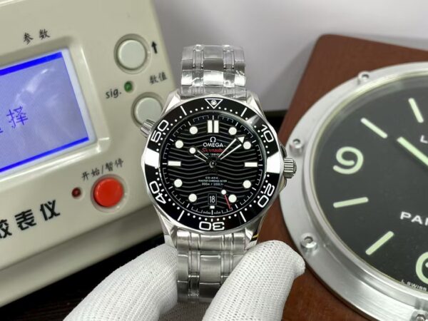Omega Seamaster Diver 300m Super Clone 8800 Movement Black Ceramic Bezel Black Dial