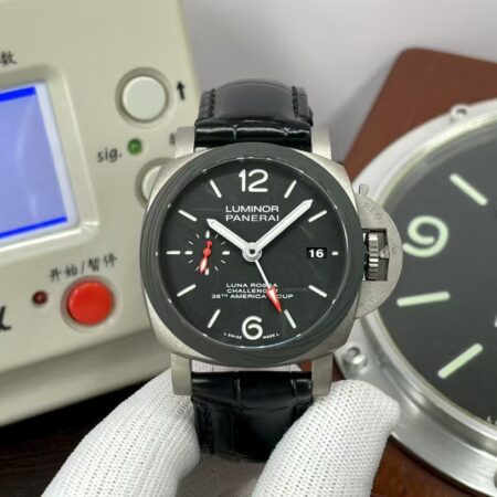 Panerai PAM 1096 Luna Rossa Titanium Case Carbon Bezel Super Clone P.9010