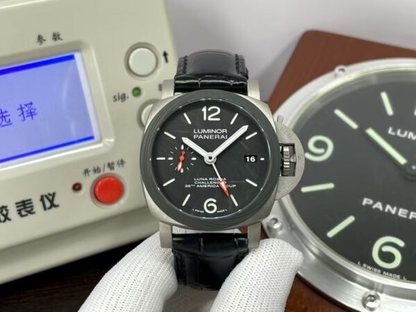 Panerai PAM 1096 Luna Rossa Titanium Case Carbon Bezel Super Clone P.9010
