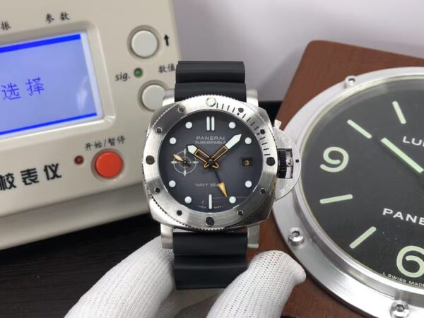 Panerai Submersible PAM 1323 Stainless Steel Case Grey Dial Super Clone P.900 Movement