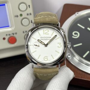 Panerai Radiomir PAM 1384 45mm ETA 6497 Manual Winding Movement Brown ASSO Leather Strap