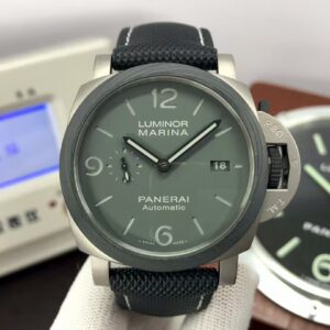 Panerai PAM 1662 Luminor Marina 44mm Titanium Case Carbon Bezel Super Clone P.9010