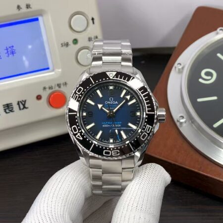 Omega Planet Ocean 6000m Ultra Deep 45.5mm Black Ceramic Bezel Blue Dial Clone 8912 Movement