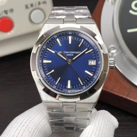 Vacheron Constantin Overseas 4500V Stainless Steel Case Blue Dial Clone 5100 Movement