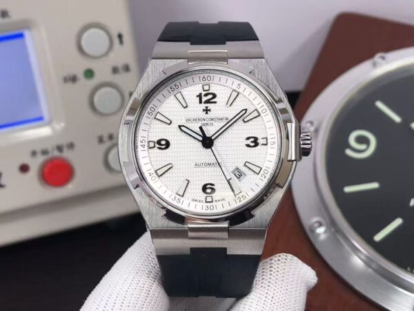 Vacheron Constantin Overseas 47040/B01A-9093 Clone Cal.1226 Stainless Steel Case White Dial Black Rubber Strap
