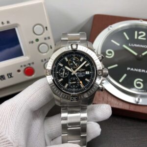 Breitling Avenger Chrono 45mm A13317101B1A1 Steel Case Black Dial Asian 7750 Movement
