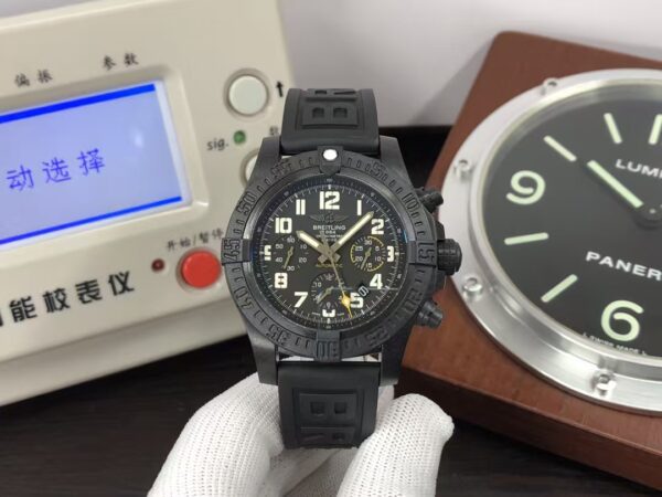 Breitling Avenger Hurricane XB0180E41B1S1 Volcano Black Case Black Rubber Strap