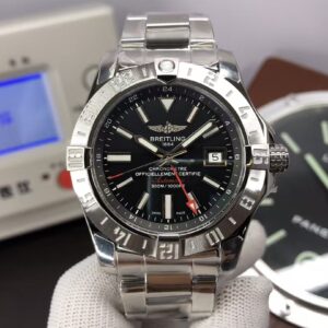 Breitling Avenger II GMT A32390111B1A1 43mm Stainless Steel Case Black Dial ETA 2836 Movement