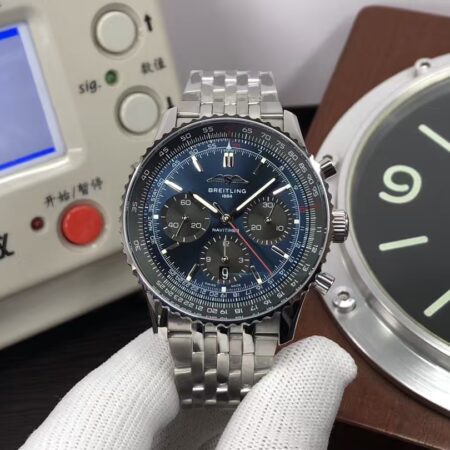 Breitling Navitimer B01 Chrono 43mm AB0121211C1P3 Blue Dial Stainless Steel Bracelet
