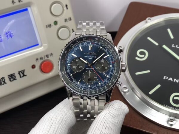 Breitling Navitimer B01 Chrono 43mm AB0121211C1P3 Blue Dial Stainless Steel Bracelet