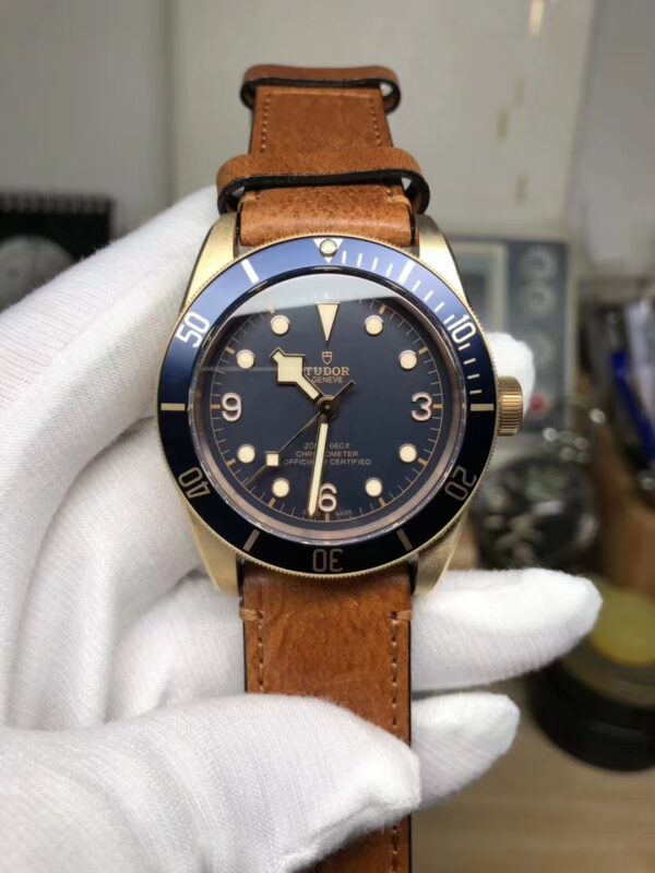 Tudor Black Bay 79250 Bronze Bucherer Blue Dial with Clone ETA 2824 Automatic Movement