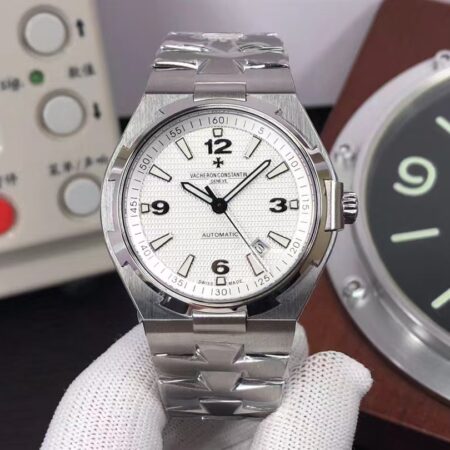 Vacheron Constantin 47040 Stainless Steel Case White Dial Steel Bracelet