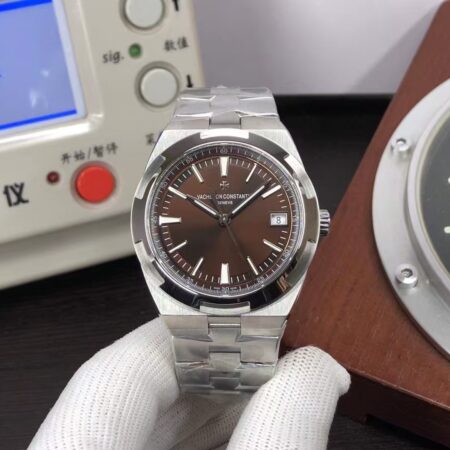 Vacheron Constantin Overseas 4500V Stainless Stee Case Chocolate Dial Steel Bracelet