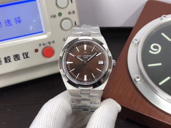 Vacheron Constantin Overseas 4500V Stainless Stee Case Chocolate Dial Steel Bracelet