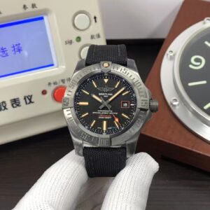 Breitling Avenger BlackBird 44mm Titanium Case Black Dial Black Nylon Strap