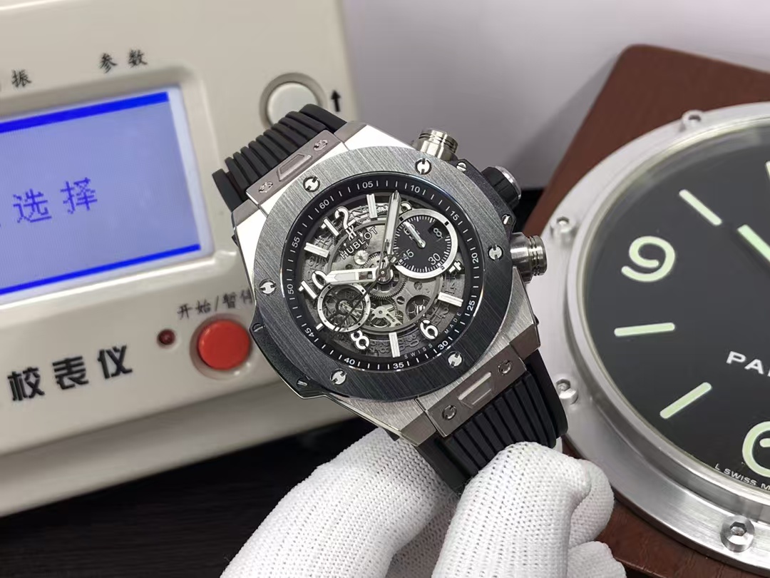 Hublot Big Bang Unico 42mm 421.NM.1170.RX Titanium Case Black Ceramic Bezel Clone HUB1280 Movement - Image 2