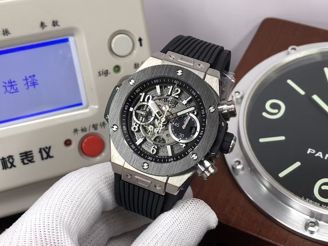 Hublot Big Bang Unico 42mm 421.NM.1170.RX Titanium Case Black Ceramic Bezel Clone HUB1280 Movement - Image 3