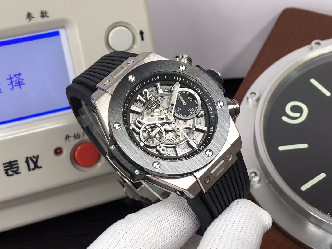 Hublot Big Bang Unico 42mm 421.NM.1170.RX Titanium Case Black Ceramic Bezel Clone HUB1280 Movement - Image 4