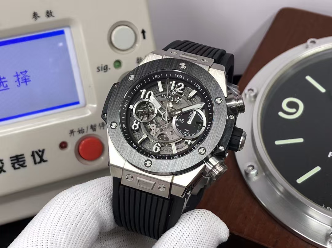 Hublot Big Bang Unico 42mm 421.NM.1170.RX Titanium Case Black Ceramic Bezel Clone HUB1280 Movement - Image 5