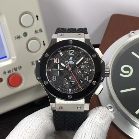 Replica Hublot Big Bang 44mm 301.SB.131.RX Stainless Steel Case Black Ceramic Bezel HUB4100 Movement