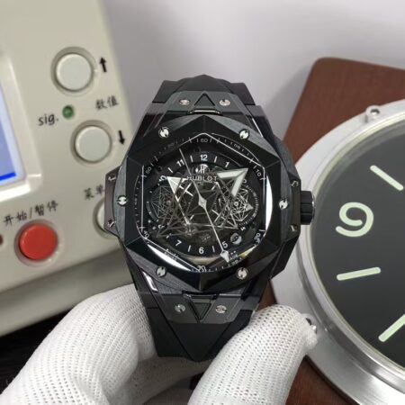 Hublot Big Bang Sang Bleu II 418.HX.1114.RX.MXM20 Black Ceramic Case Clone HUB1240 Movement