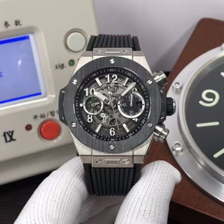 Hublot Big Bang Unico 42mm 421.NM.1170.RX Titanium Case Black Ceramic Bezel Clone HUB1280 Movement