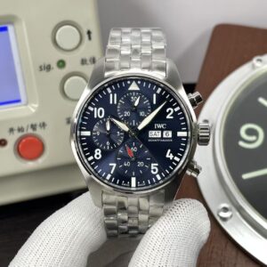 Replica IWC Pilot Chrono Blue