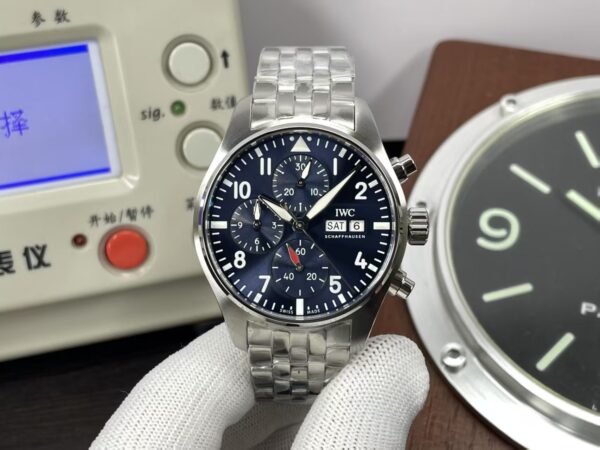 Replica IWC Pilot Chrono Blue