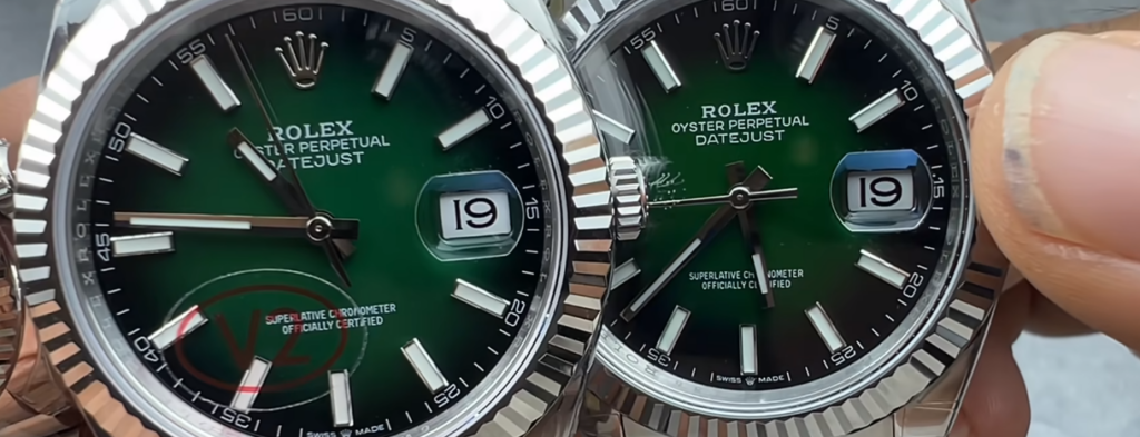 Ombre Green Datejust Date