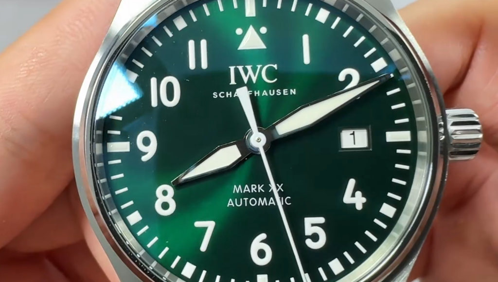 Green Sunburst Dial