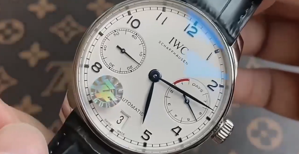 IWC Portuguese 7 Days Blue Replica