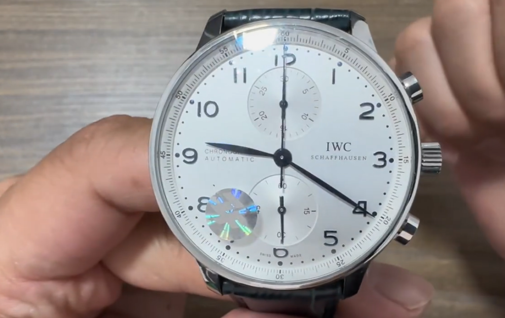 IWC Portuguese Chrono Blue Replica