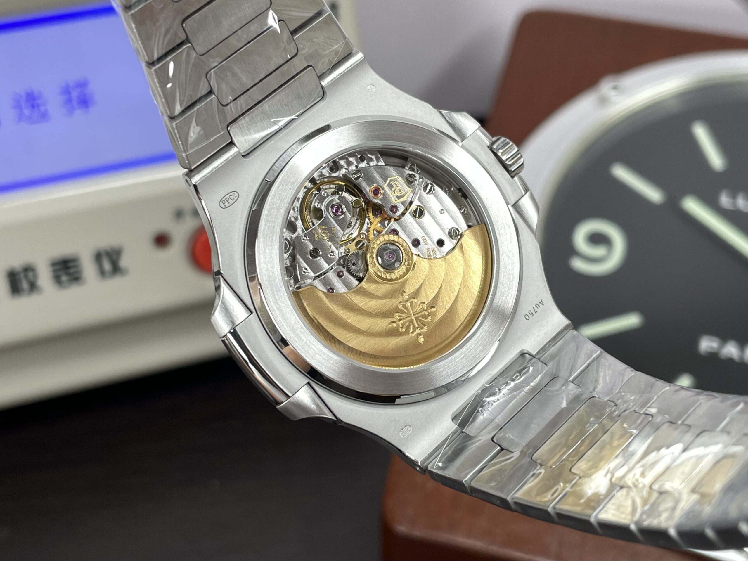 Replica Patek Philippe Nautilus 5811 Weighted Blue Dial Clone 330 Movement - Image 10